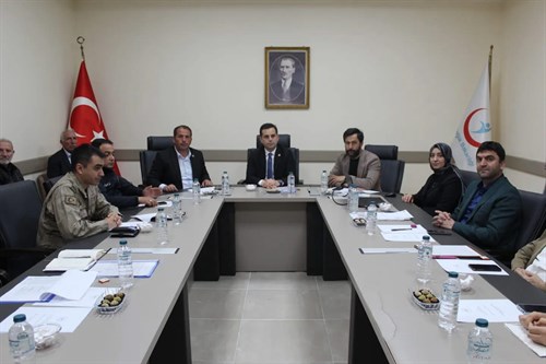 Sayın Kaymakamımız Yasin ŞAHİN, İnsani Tüketim Amaçlı Sular Hakkında Yönetmelik Hükümleri Doğrultusunda Koordinasyon Toplantısı Gerçekleştirildi